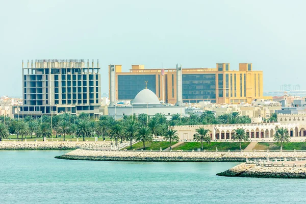Dammam Wybrzeże Śródmieścia Panorama Wyspy Murjan Arabia Saudyjska — Zdjęcie stockowe