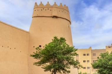 Masmak Kalesi Kulesi ve duvarları, Qasr al-Hukm bölgesi, El Riyad, Suudi Arabistan