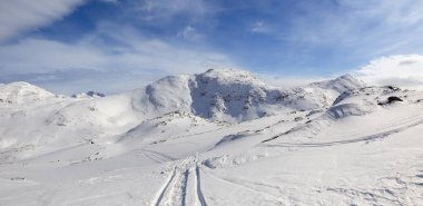 Grönland buz örtüsü kış manzarası, Nuuk, Grönland