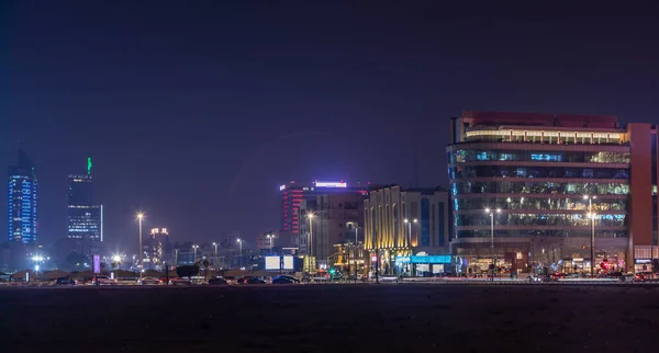 Khobar Noche Downown Distrito Centro Arabia Saudita — Foto de Stock
