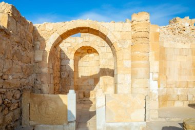 Kuzey Bizans Bazilika Tapınağı, Nabataean şehri Avdat, Negev Çölü, İsrail