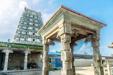 Vedagiriswarar Tapınağı Shiva tanrısı, Thirukazhukundram, Tondaimandalam bölgesi, Tamil Nadu, Güney Hindistan
