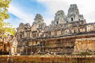 Antik Hindu Ta Keo khmer Shiva Tapınağı, Angkor, Siem Reap, Kamboçya Kuleleri