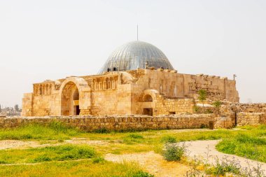 Kubbe Umayyad Sarayı Camii, Citadel Hill, Jabal al al-Qala, Amman, Ürdün.