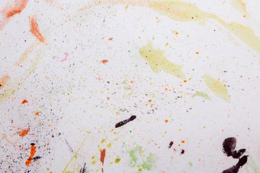 Renkli soyut doku. Sanat paletinde yağlı boya kokusu var. Modern sanat okulunun konsepti. Yaratıcı bir çalışma. Yılın Renkleri 2023.