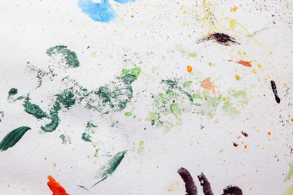 カラフルな抽象的な質感 アートパレットに油絵具のスミア 現代美術学校のコンセプト 創造的な仕事の断片 2023年の色 — ストック写真