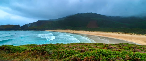 Beach Esteiro Man Coruna Galicia Spain Europe — Stock Photo, Image