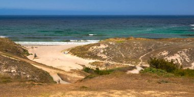 Seaia Beach, Malpica de Bergantinos, Costa da Morte, La Coruna, Galiçya, İspanya, Avrupa 