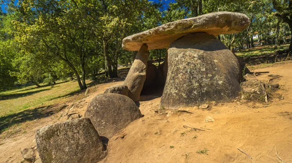 Megalithic Dolmen Axeitos Ribeira Barbanza Peninsula Coruna Galicia Spain Europe — Stock Photo, Image
