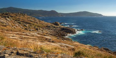 Muxia Lighthouse, Muxa, Costa da Morte, La Coruna, Galiçya, İspanya, Avrupa