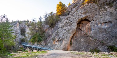 La Yecla Boğazı, Espacio Doğal de La Yecla y Sabinares del Arlanza, Korunan Doğal Alan, Burgos, Kastilya Leon, İspanya, Avrupa