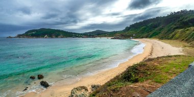 Beach of San Antonio, O Porto de Espasante, Ortigueira, La Coruna, Galicia, Spain, Europe