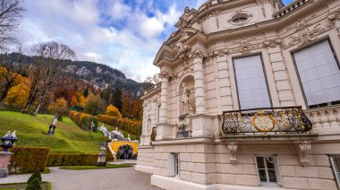 Linderhof Palace, 19th Century Rococo Style, Oberammergau, Bavaria, Germany, Europe
