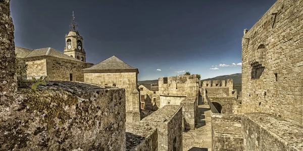 Slottspalatset Grevarna Benavente Slottet Puebla Sanabria 15Th Century Spanish Cultural — Stockfoto