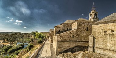 View fron the Castle-Palace of the Counts of Benavente, Castle of Puebla de Sanabria, 15th Century Spanish Cultural Property, Spanish Goods of Cultural Interest, Puebla de Sanabria, Zamora, Castile and Leon, Spain, Europe