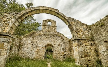 Church of Santa Maria de Tina, 7-13th Century Romanesque Style, Good of Cultural Interest, Pimiango, Ribadedeva, Asturias, Spain, Europe