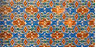 Typical Ceramic Tiles, Casa Pilatos, 16th Century Andalusian Palace, Sevilla, Andalucia, Spain, Europe