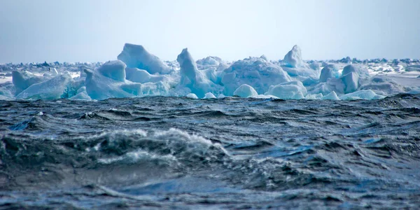 Sea Ice, Edge of Pack Ice 80N, Arctic, Spitsbergen, Svalbard, Norway, Europe