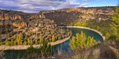 Hoces del Rio Duraton Natural Park, Duraton River Gorges, Segovia, Castilla y Leon, Spain, Europe 