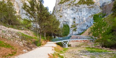 La Yecla Boğazı, Espacio Doğal de La Yecla y Sabinares del Arlanza, Korunan Doğal Alan, Burgos, Kastilya Leon, İspanya, Avrupa