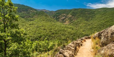 Garganta de los Infiernos Doğal Rezerv, Valle del Jerte, Kültürel İlginin İspanyol Malı, Caceres, Extremadura, İspanya, Avrupa