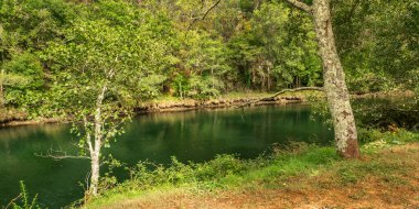 Fragas do Eume Doğal Parkı, Pontedeume, La Coruna, Galiçya, İspanya, Avrupa