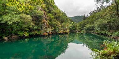 Fragas do Eume Doğal Parkı, Pontedeume, La Coruna, Galiçya, İspanya, Avrupa