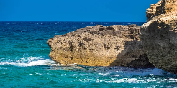 Playa Los Escullos Parque Natural Cabo Gata Nijar Reserva Biosfera — Foto de Stock