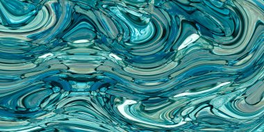 Renkli Soyut Dalgalar Arkaplan Tasarımı