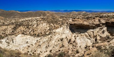 Tabernas Çölü Doğa Koruma Alanı, Sıcak Çöl İklim Bölgesi, Tabernas, Almerya, Endülüs, İspanya, Avrupa