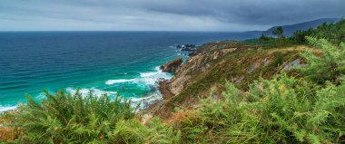 Pea Furada Bakış Açısı, Ortigueira, La Coruna, Galiçya, İspanya, Avrupa