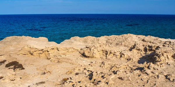 Antiikin Fossiilisten Dune Oolites Los Escullos Cabo Gata Nijar Luonnonpuisto — kuvapankkivalokuva