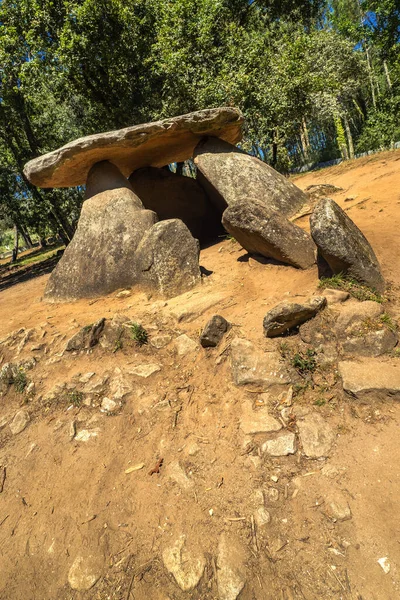 Dolmen Megalítico Axeitos Ribeira Península Barbanza Coruña Galicia España Europa — Foto de Stock