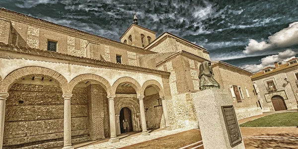 サンタ マリア カスティーリョ教会 16世紀ロマネスク様式 オルメド バジャドリード カスティーリャ レオン州 スペイン ヨーロッパ — ストック写真