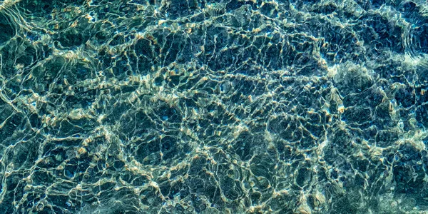 Meer Wasser Licht Reflexionen Bunte Abstrakte Hintergrund Design — Stockfoto