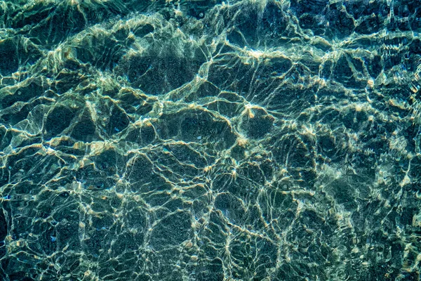 Meer Wasser Licht Reflexionen Bunte Abstrakte Hintergrund Design — Stockfoto