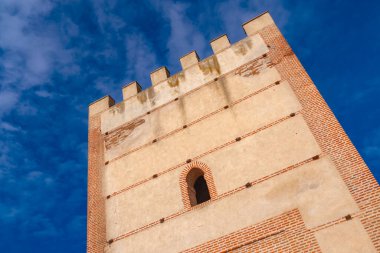 Arevalo Gate, City Wall and Towers, 13th Century Mudejar Style, Spanish National Monument, Madrigal de las Altas Torres, Avila, Castile Leon, Spain, Europe