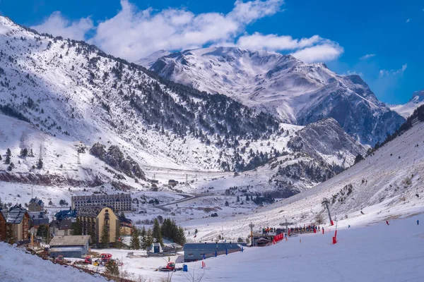 Candanchu Ski Resort Pyrenees Mountains Huesca Spain Europe — Fotografia de Stock