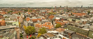 Panoramic View from the Tower of St. Peter's Church, Munich, Bavaria, Germany, Europe
