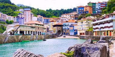 Mutriku Harbour, Old Town, Mutriku, Guipuzcoa, Basque Country, Spain, Europe