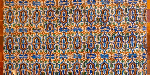 Typical Ceramic Tiles Casa Pilatos 16Th Century Andalusian Palace Sevilla — Foto Stock