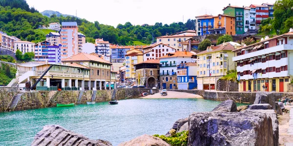 Mutriku Harbour Old Town Mutriku Guipuzcoa Basque Country Spain Europe — Stockfoto