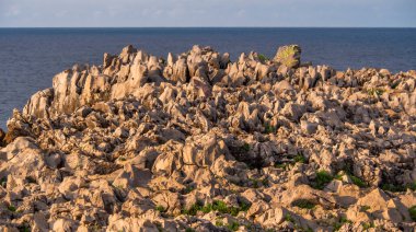Rocky Coast, Pria Cliffs, Karst Formation, Bufones de Pria, Protected Landscape of the Oriental Coast of Asturias, Llames de Pria, Asturias, Spain, Europe