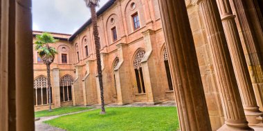 Plateresque Style Manastırı, Santa Maria la Real of Najera Manastırı, Cluniac Order, Tarihi-Sanatsal Ulusal Anıt, Najera, Camino de Santiago, St. James Yolu, Santiago Yolu, La Rioja, İspanya, Avrupa