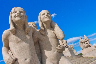 Gustav Vigeland Sculptures, Vigeland Sculpture Park, Frogner Park, Oslo, Norway, Europe