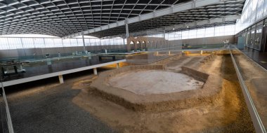 La Olmeda Roman Village, Archaeological Site,  Spanish Cultural Property, Pedrosa de la Vega, Palencia, Castile and Leon, Spain, Europe