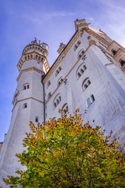 Neuschwanstein Castle, 19th Century Neo-Romanesque Neo-Gothic Style Palace, Schwangau, Fussen, Ostallgau, Bavaria, Germany, Europe