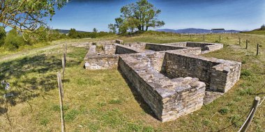 Irua-Veleia Roma Arkeoloji Alanı, Irua de Oca, Alava, Bask Ülkesi, İspanya, Avrupa