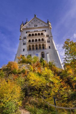 Neuschwanstein Castle, 19th Century Neo-Romanesque Neo-Gothic Style Palace, Schwangau, Fussen, Ostallgau, Bavaria, Germany, Europe