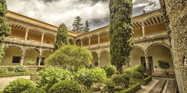 Monastery of Yuste, 15th Century Gothic-Renaissance Style, European Heritage Label, Spanish Goods of Cultural Interest, Cuacos de Yuste, Comarca de la Vera, Caceres, Extremadura, Spain, Europe